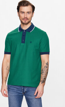 Koszulka polo United Colors Of Benetton w stylu casual z krótkim rękawem