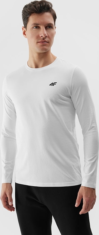 Koszulka z długim rękawem 4F z bawełny w sportowym stylu