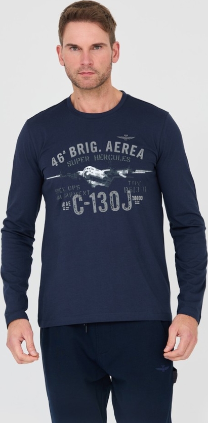 Koszulka z długim rękawem Aeronautica Militare z długim rękawem