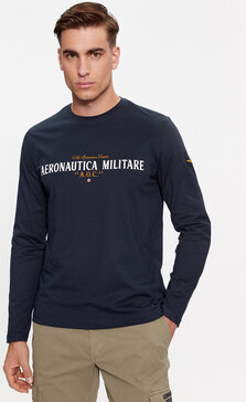 Koszulka z długim rękawem Aeronautica Militare z długim rękawem w młodzieżowym stylu