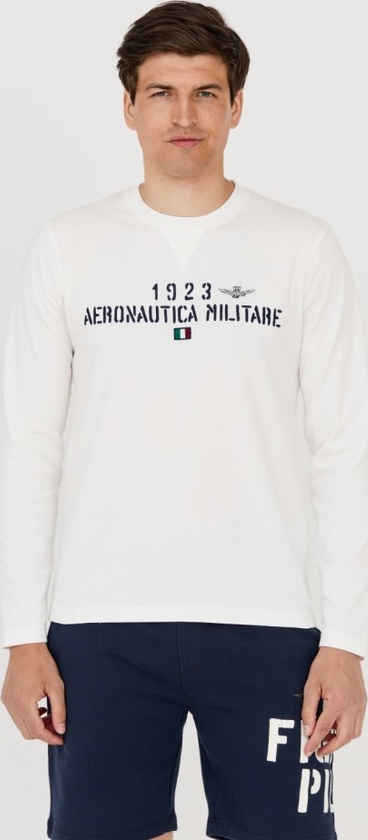 Koszulka z długim rękawem Aeronautica Militare z długim rękawem w młodzieżowym stylu
