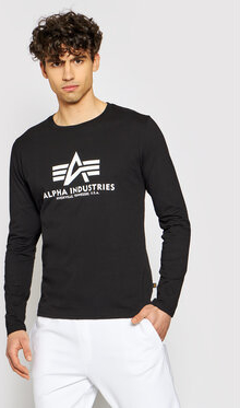 Koszulka z długim rękawem Alpha Industries w młodzieżowym stylu
