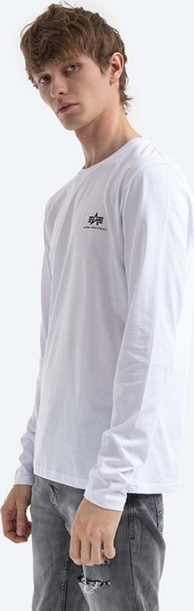 Koszulka z długim rękawem Alpha Industries z nadrukiem z długim rękawem