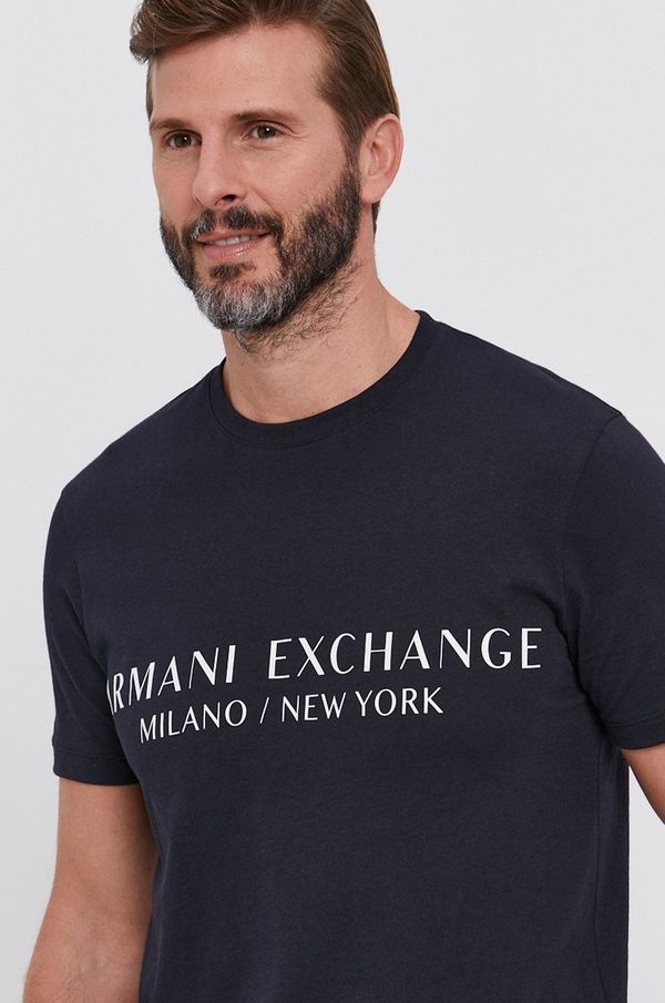 Koszulka z długim rękawem Armani Exchange w stylu casual z długim rękawem