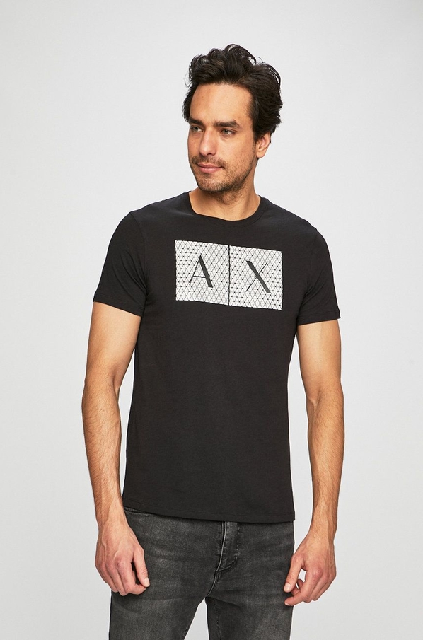 Koszulka z długim rękawem Armani Exchange w stylu casual z długim rękawem z dzianiny