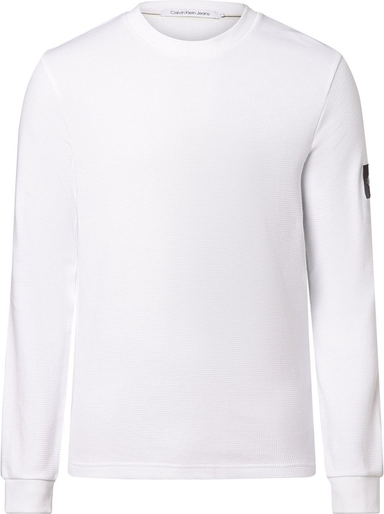 Koszulka z długim rękawem Calvin Klein z długim rękawem z bawełny