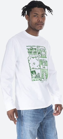 Koszulka z długim rękawem HUF z bawełny w młodzieżowym stylu