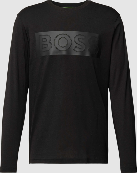 Koszulka z długim rękawem Hugo Boss w stylu casual z nadrukiem z długim rękawem