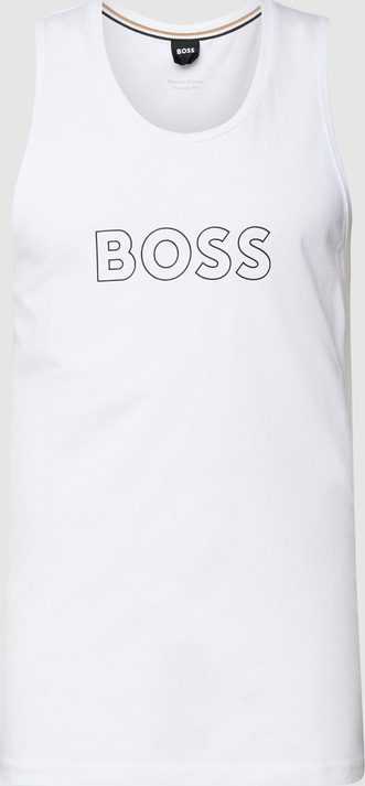 Koszulka z długim rękawem Hugo Boss z bawełny
