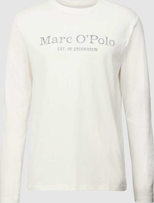 Koszulka z długim rękawem Marc O'Polo w młodzieżowym stylu z nadrukiem z długim rękawem