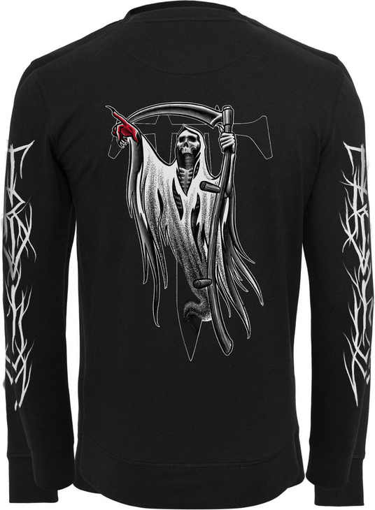 Koszulka z długim rękawem Metal-shop z nadrukiem z długim rękawem