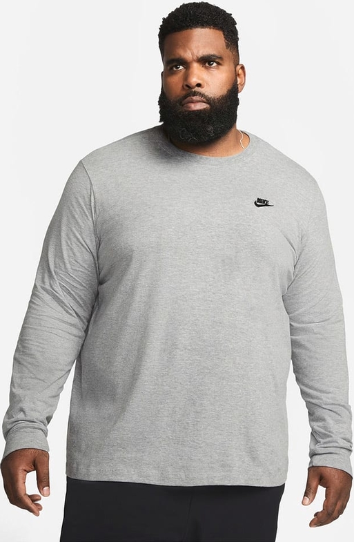 Koszulka z długim rękawem Nike z bawełny z długim rękawem