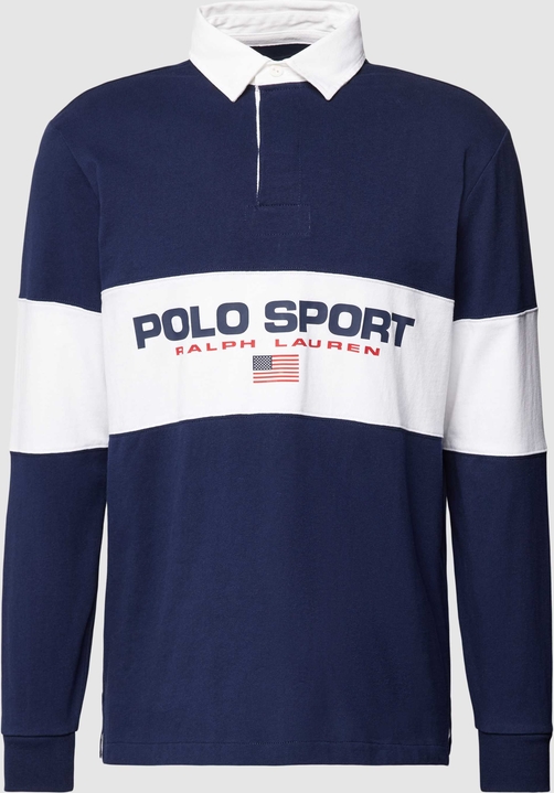 Koszulka z długim rękawem Polo Sport z długim rękawem z bawełny w młodzieżowym stylu