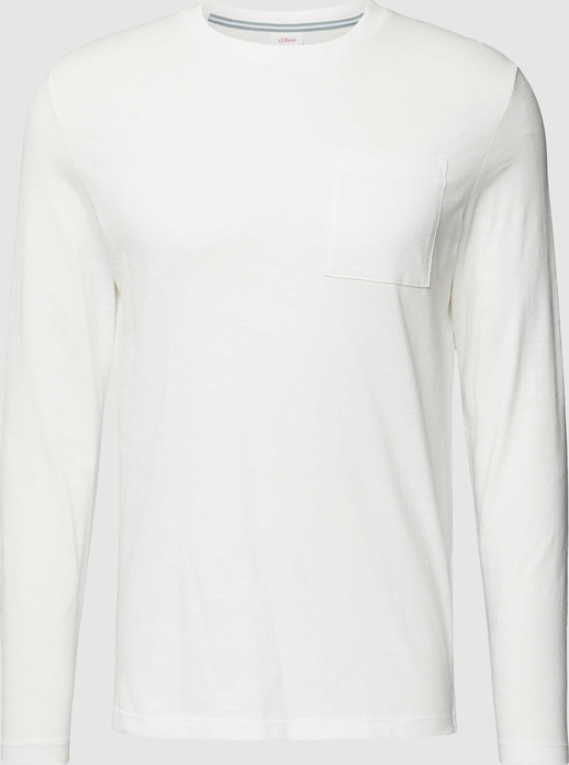 Koszulka z długim rękawem S.Oliver w stylu casual z bawełny z długim rękawem