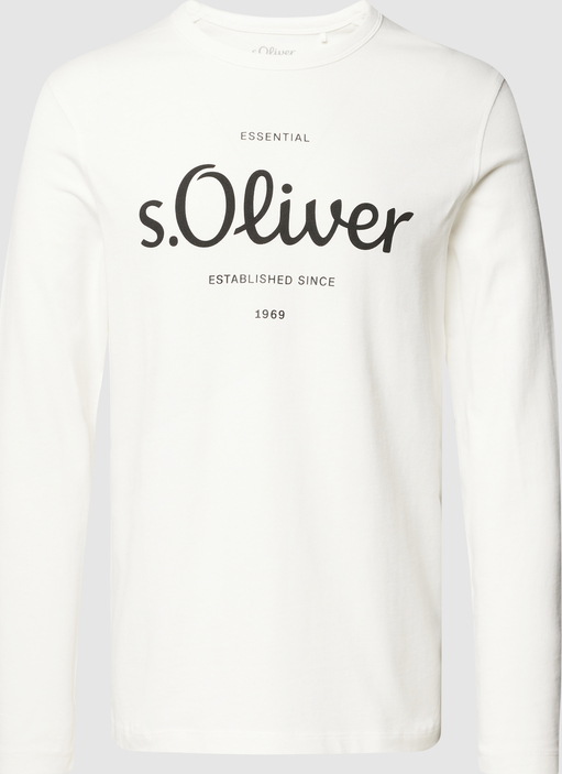 Koszulka z długim rękawem S.Oliver z bawełny
