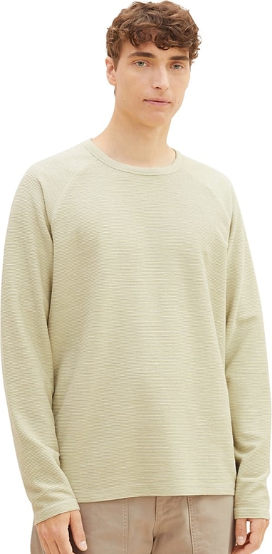 Koszulka z długim rękawem Tom Tailor z bawełny w stylu casual z długim rękawem