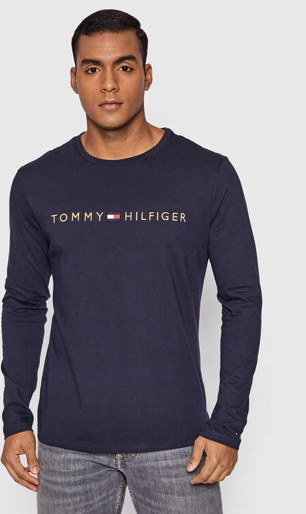 Koszulka z długim rękawem Tommy Hilfiger z długim rękawem w młodzieżowym stylu