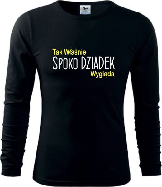 Koszulka z długim rękawem TopKoszulki.pl w młodzieżowym stylu z długim rękawem