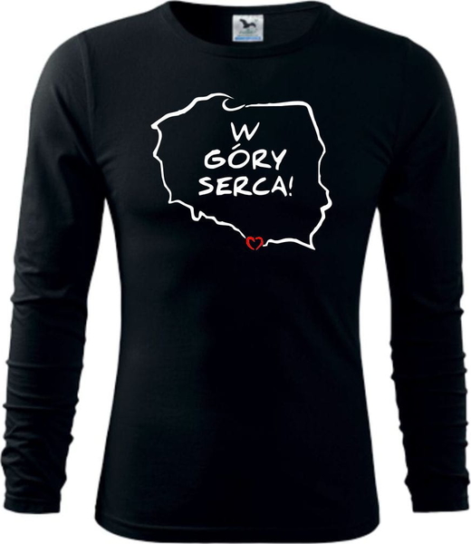Koszulka z długim rękawem TopKoszulki.pl z bawełny w młodzieżowym stylu