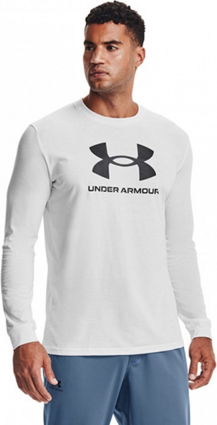 Koszulka z długim rękawem Under Armour w sportowym stylu z bawełny