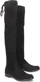 Kozaki Caprice za kolano z płaską podeszwą w stylu casual