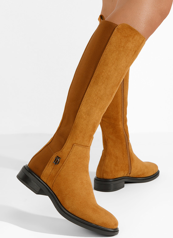 Kozaki Zapatos z płaską podeszwą w stylu casual
