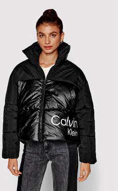 Kurtka Calvin Klein krótka w stylu casual bez kaptura