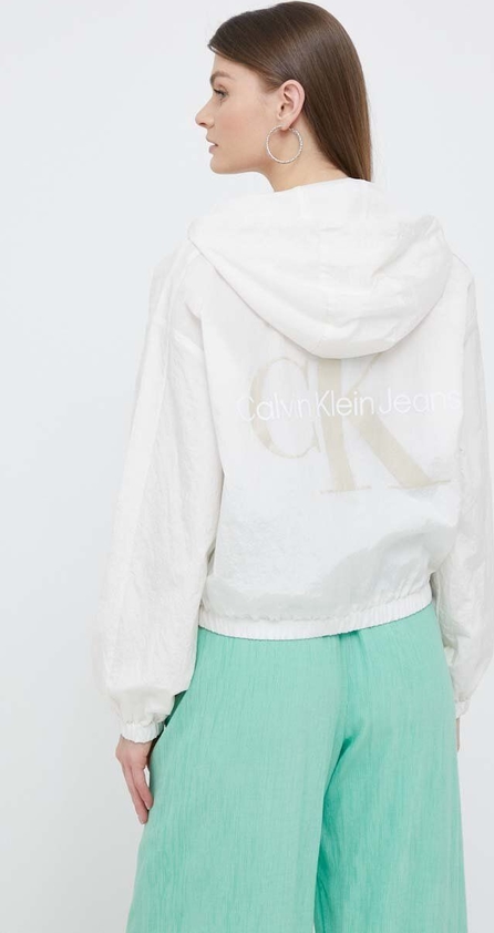 Kurtka Calvin Klein przejściowa w stylu casual bez kaptura