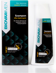 L'Biotica BIOVAXMEN Szampon dla mężczyzn przeciw wypadaniu włosów - 200 ml