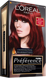 L'Oreal Paris L&apos;Oreal Paris, Feria Preference, farba do włosów, P37 intensywna ciemna czerwień