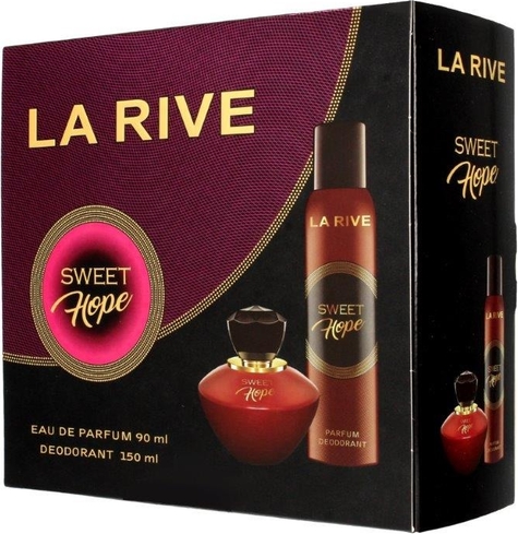 La Rive for Woman Sweet Hope, woda perfumowana, 90 ml + deo spray, 150 ml
