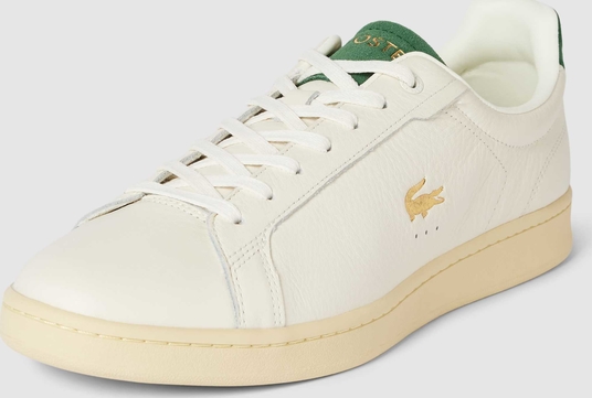 Lacoste Sneakersy skórzane z detalami z logo model ‘CARNABY PRO’