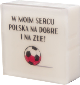 Laq Mydełko Mundial Short Message Soap Mydło Sms Polska W Moim Sercu Kosmetyki Naturalne 75 G