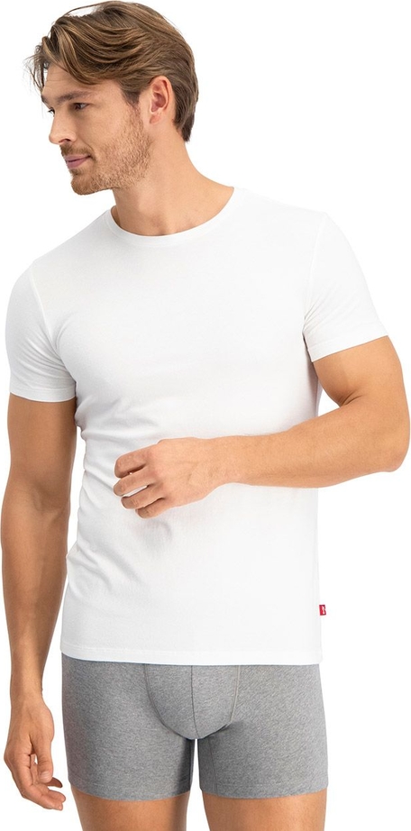 Levis 2-pack bawełnianych t-shirtów męskich 905055001, Kolor biały, Rozmiar S, Levis