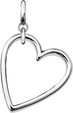 Love Story - Biżuteria Yes Zawieszka srebra charms - serce - Love Story