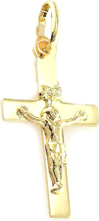 Lovrin złoty krzyż 585 z postacią jezusa jezus chrzest