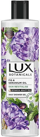Lux Botanicals Żel pod prysznic z olejkiem figowym i geranium (Daily Shower Oil) 500 ml