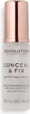 Makeup Revolution – Conceal &amp; Fix Mattifying Primer baza matująca (30 ml)