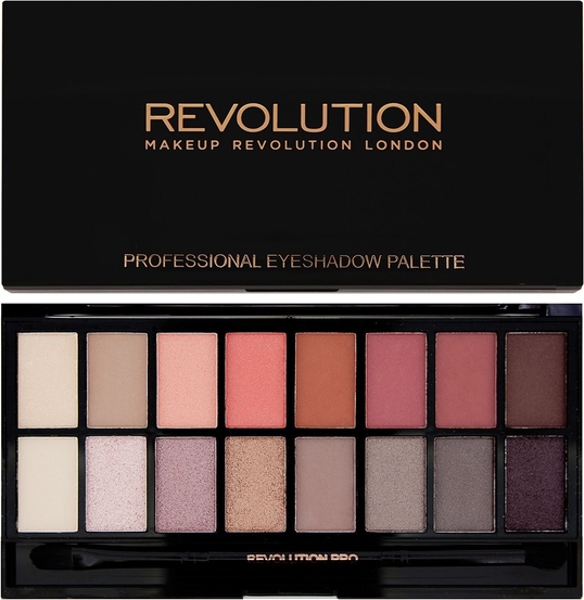 Makeup Revolution, zestaw cieni do powiek, Salvation Palette, 16 kolorów