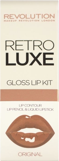 Makeup Revolution Zestaw do Ust Retro Luxe Kits Gloss Original