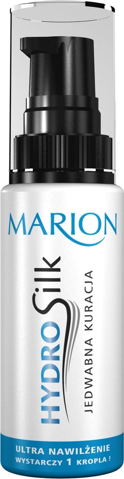 Marion, Hydro Silk, jedwabna kuracja do włosów suchych i matowych, 50 ml
