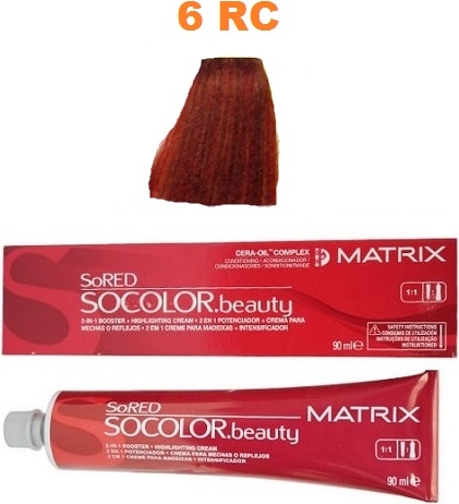 Matrix Socolor.Beauty Red HD | Trwała farba do włosów 6RC 90ml - Wysyłka w 24H!
