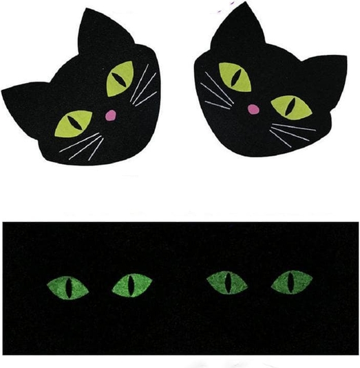 Maybella Naklejki zakrywające sutki kot - Oczy świecące w ciemności