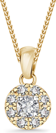 Metropolitan - Biżuteria Yes Zawieszka z różowego złota z diamentami - Metropolitan