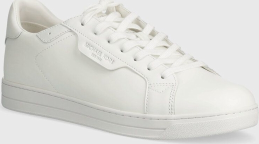 Michael Kors sneakersy skórzane Keating Lace Up kolor biały 42S4KEFS1L