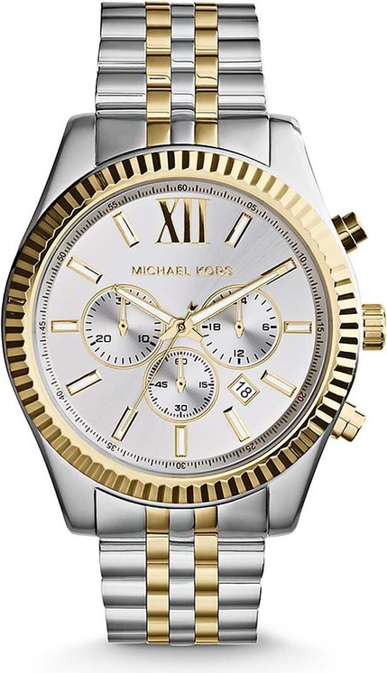Michael Kors zegarek męski kolor srebrny