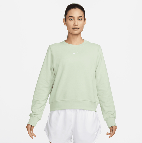Miętowa bluza Nike w sportowym stylu z bawełny
