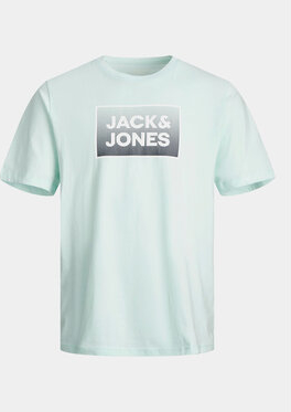 Miętowa koszulka dziecięca Jack&jones Junior dla chłopców