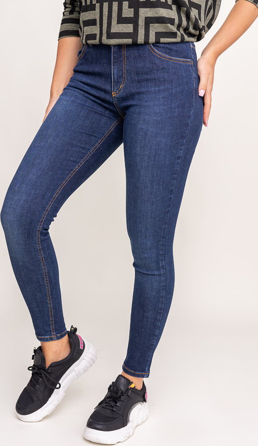 Miętowe jeansy Tono w stylu casual
