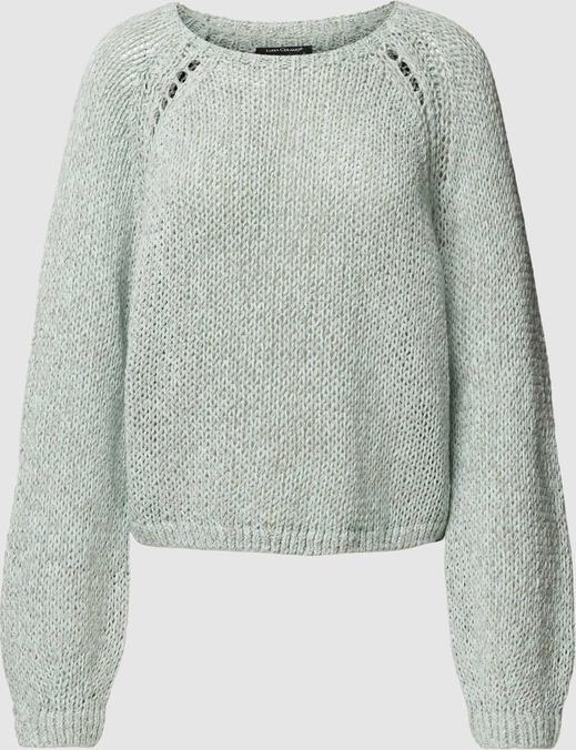 Miętowy sweter Luisa Cerano z bawełny w stylu casual
